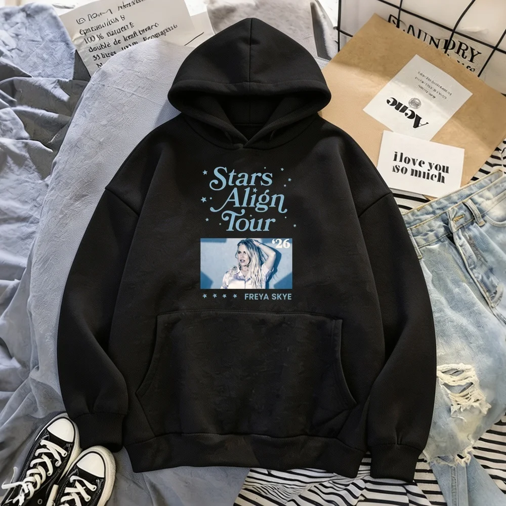 Freya Skye sweatshirt women anime sweatshirt unisex 2026 ladies clothes winter warm Female Women Loose