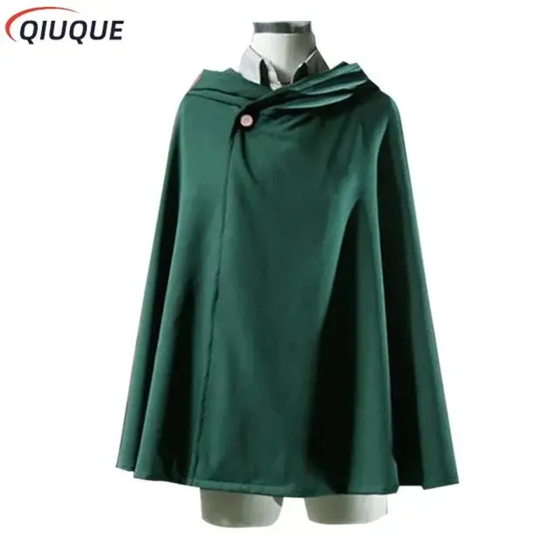 

2025l Новый Эрен Микаса Косплей Костюм Аниме Плащ Shingeki no Kyojin Scout Legion Накидка с принтом Jiyuu no Tsubasa