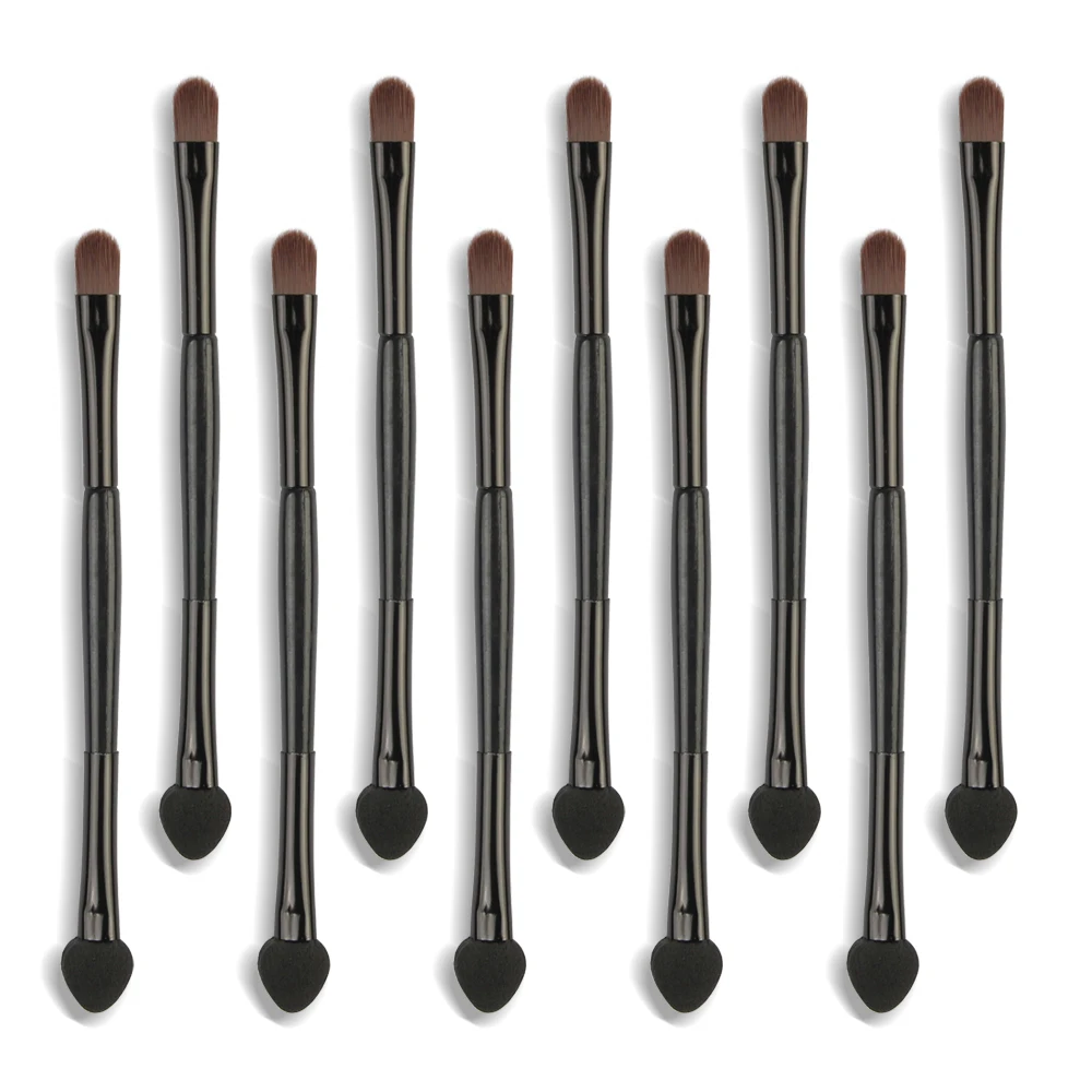 1 ~ 10PCS Set Pennelli per ombretto a doppia testa Testa in spugna Ombretto Pennelli per trucco Pennello cosmetico Set di strumenti Maquiagem Pinceles