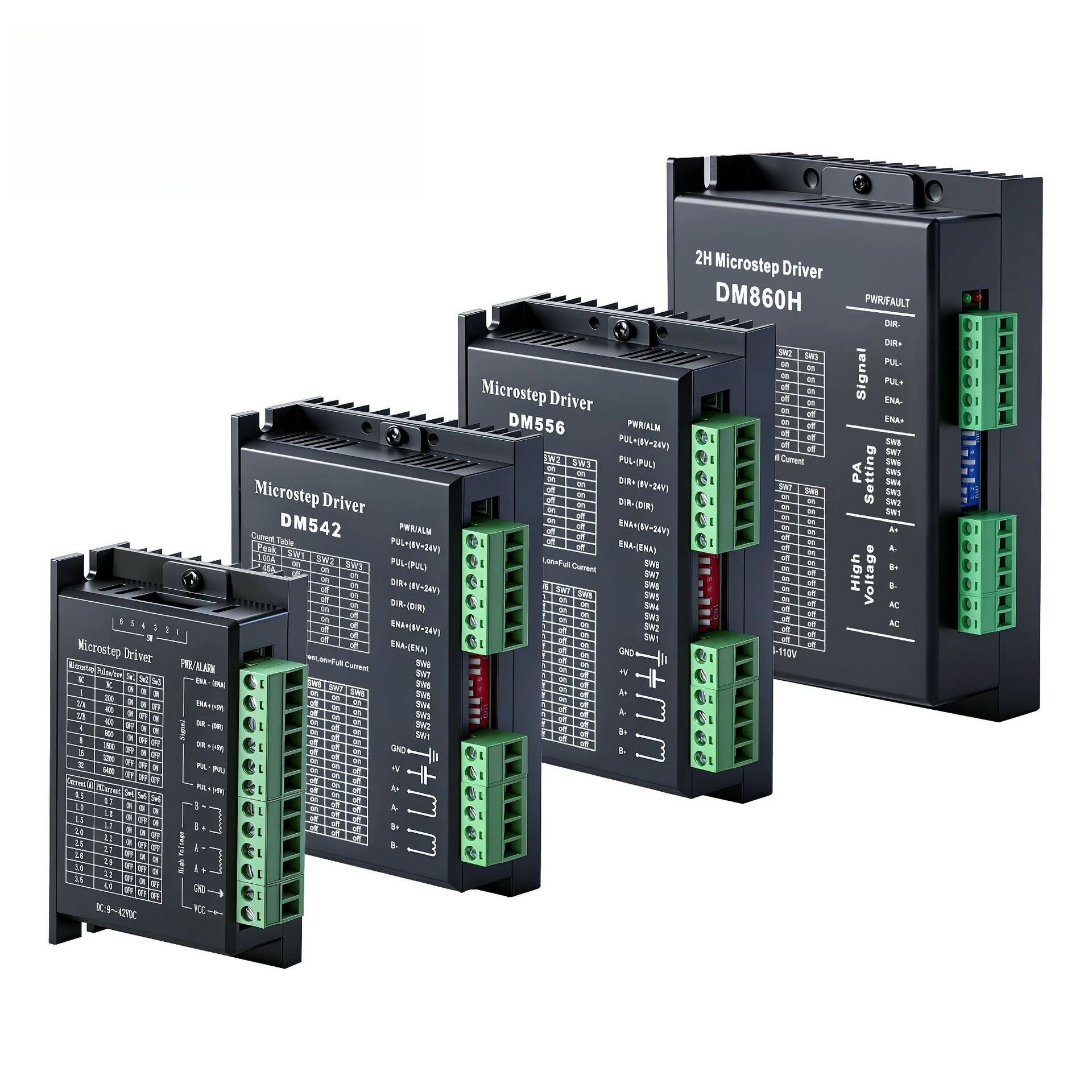 Manufacturer Wholesale Two Phase Stepper Motor Driver High Frequency Automation Customizable Model