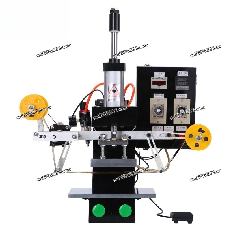 Pneumatic Hot Press Hot Stamping Machine Small Embossing Leather Automatic Branding Machine Hot Stamping Machine
