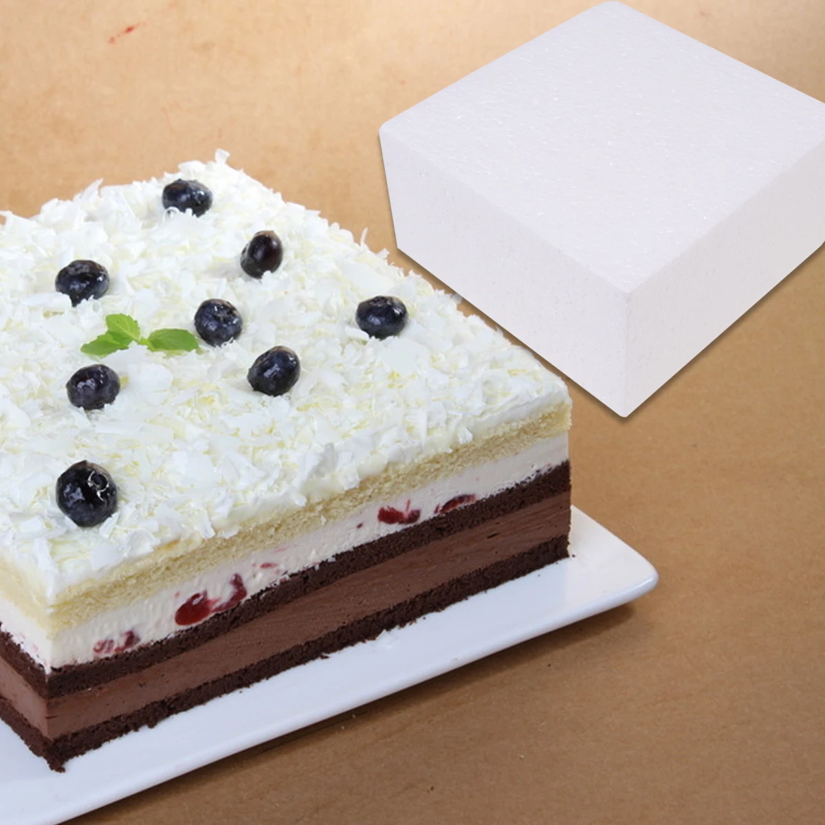 

24Pcs White Cake Practice Molds Easy to Customize for Decorating Centerpieces Wedding Cakes Baking Supplies Fondant