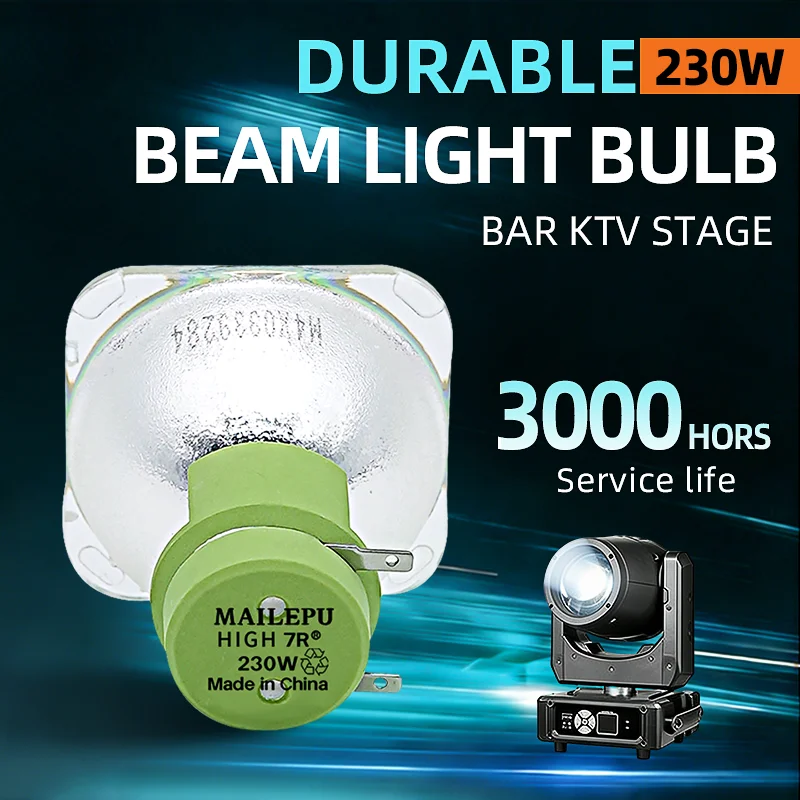 

Лампа 7R SIRIUS HRI 230W для прожекторов с подвижной головкой, сменная, аналог MSD Platinum Sharpy 7R 230W