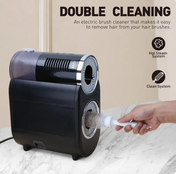 Brushes Automatic Washing Combs Brushes Cleaning Machine Quick Professional Cleaning Portable Dryer Salon Dust Collector