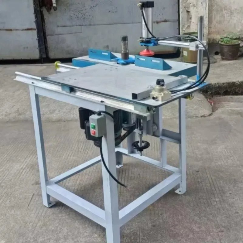 Vertical Horizontal Drilling Pneumatic Hole Punching Machine Woodworking Double End Tenoning Machine Tenon Machine for Mortising