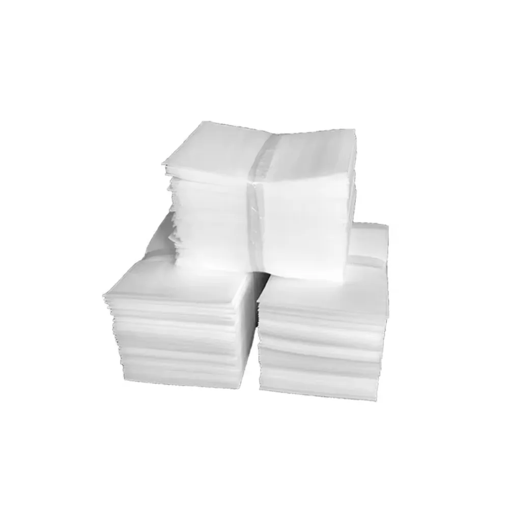 10x15cm 1mm Thick Small Protective Wrap Mailer White Color EPE Foam Insulation Sheet Cushioning Packaging Pouches Film Bag