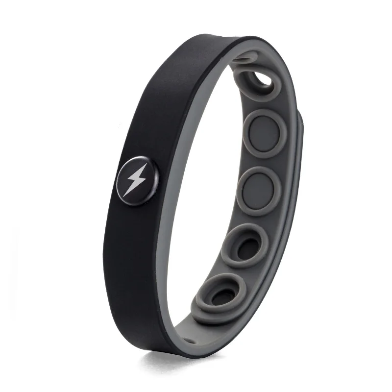 Unisex Sports Negative Ion Energy Balance Wristband Anti-Static Bracelet Free Engraving Couple's Safety Jewelry Product