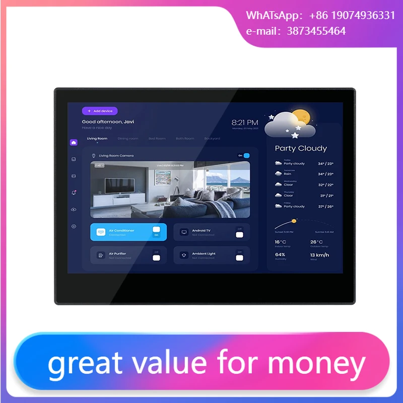 スマート ホーム製品 ワンパネル ホーム オートメーション システム リモート コントロール スイッチで完全制御