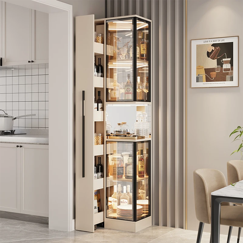 

Showcase Wine Cabinet Display Wall Mount Living Room Glass Wine Cabinet Decoration Vitrinas Expositoras De Cristal Bar Furniture