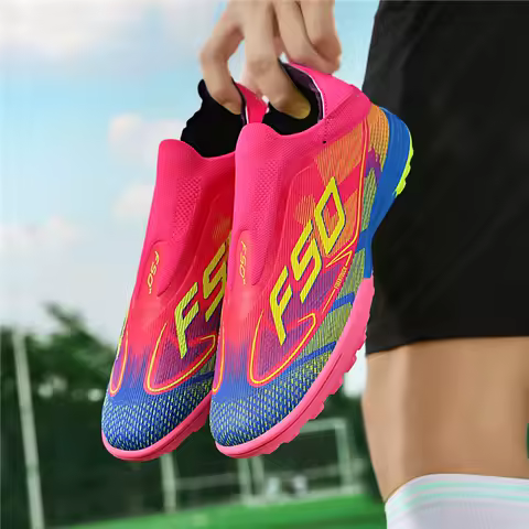 Quality Soccer Cleats for Men Soccer Shoes Society Boys Football Boots Children Football Shoes Sneakers Unisex Soccer Boots