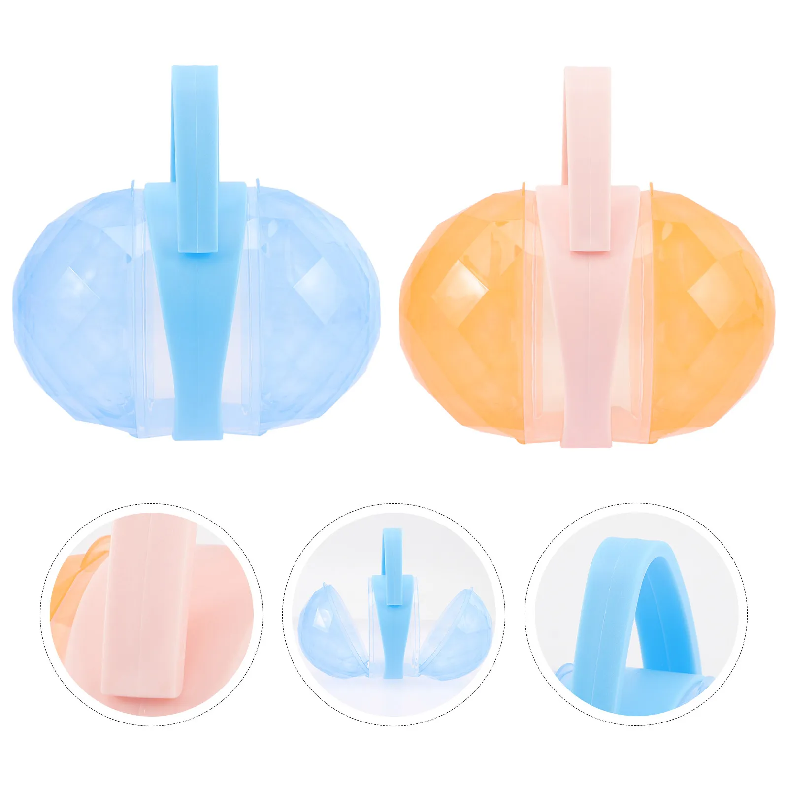 

4 Sets Pacifier Dustproof Storage Case Portable Baby Pacifier Holder Box Travel Snack Holder Clean Storage Container