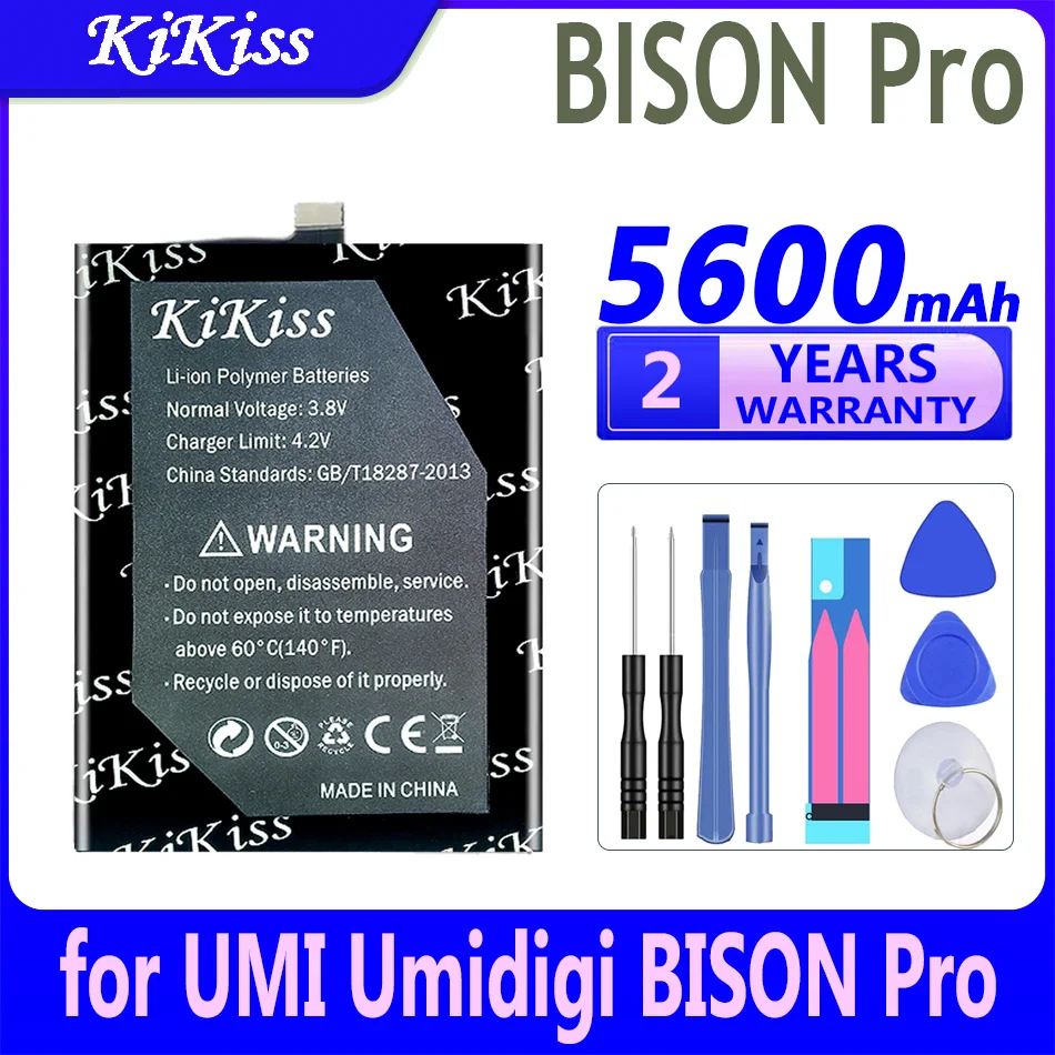 

5500mAh/6300mAh KiKiss Powerful Battery For UMI UMIDIGI BISON Pro/GT 6.67 inch