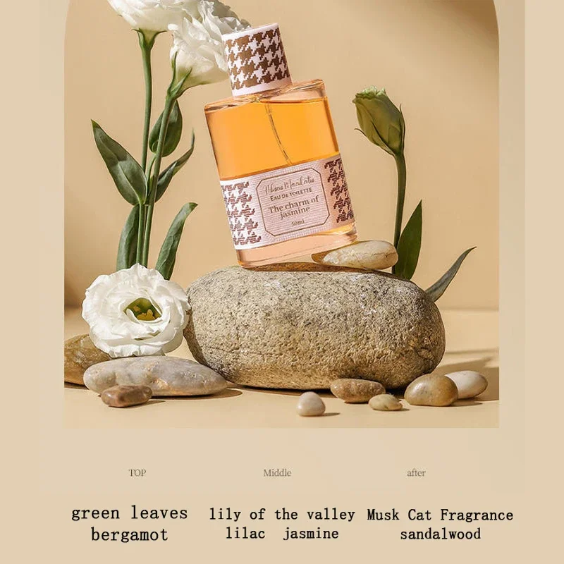 Lyxig eau de toilette jasmin ros parfym doftspray för kvinnor_voghion.com