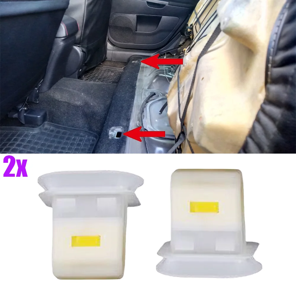 2x MN121068 Car Rear Seat Cushion Base Button Fixed Clamp Clip For Mitsubishi ASX Colt Eclipse Galant Lancer Outlander RVR