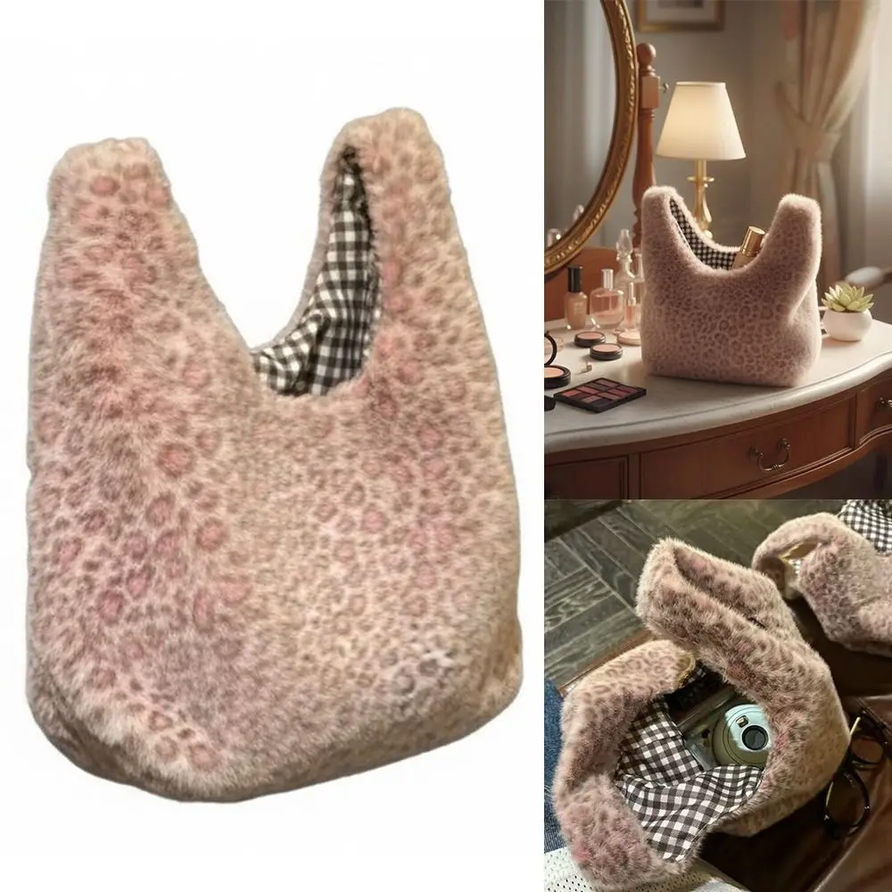 กระเป๋าถือลายเสือดาวใหม่สำหรับผู้หญิง กระเป๋าโท้ทสีชมพู กระเป๋าเครื่องสำอางพกพาขนาดใหญ่ ความจุเยอะ เหมาะสำหรับใช้ในชีวิตประจำวันและทำงาน