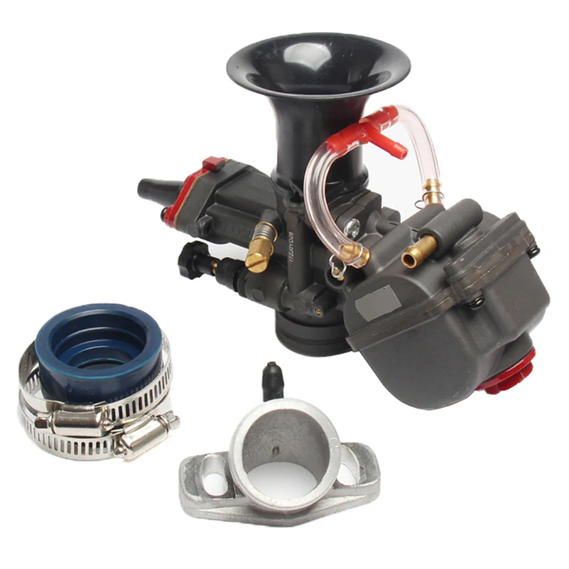 YD28 YD30 Motorcycle Carburetor Yoshimura YD-MJN28 Dual Stack Carburetor Power Up Kit For Honda Monkey ATV Quad Go Kart