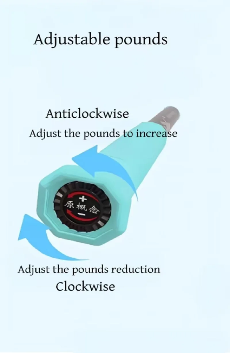 Kostenlose einstellbare Kraft Pfund Badminton Swing Trainer Power Whip Auxiliary Trainer Single Smash Correction Action – Detail 4