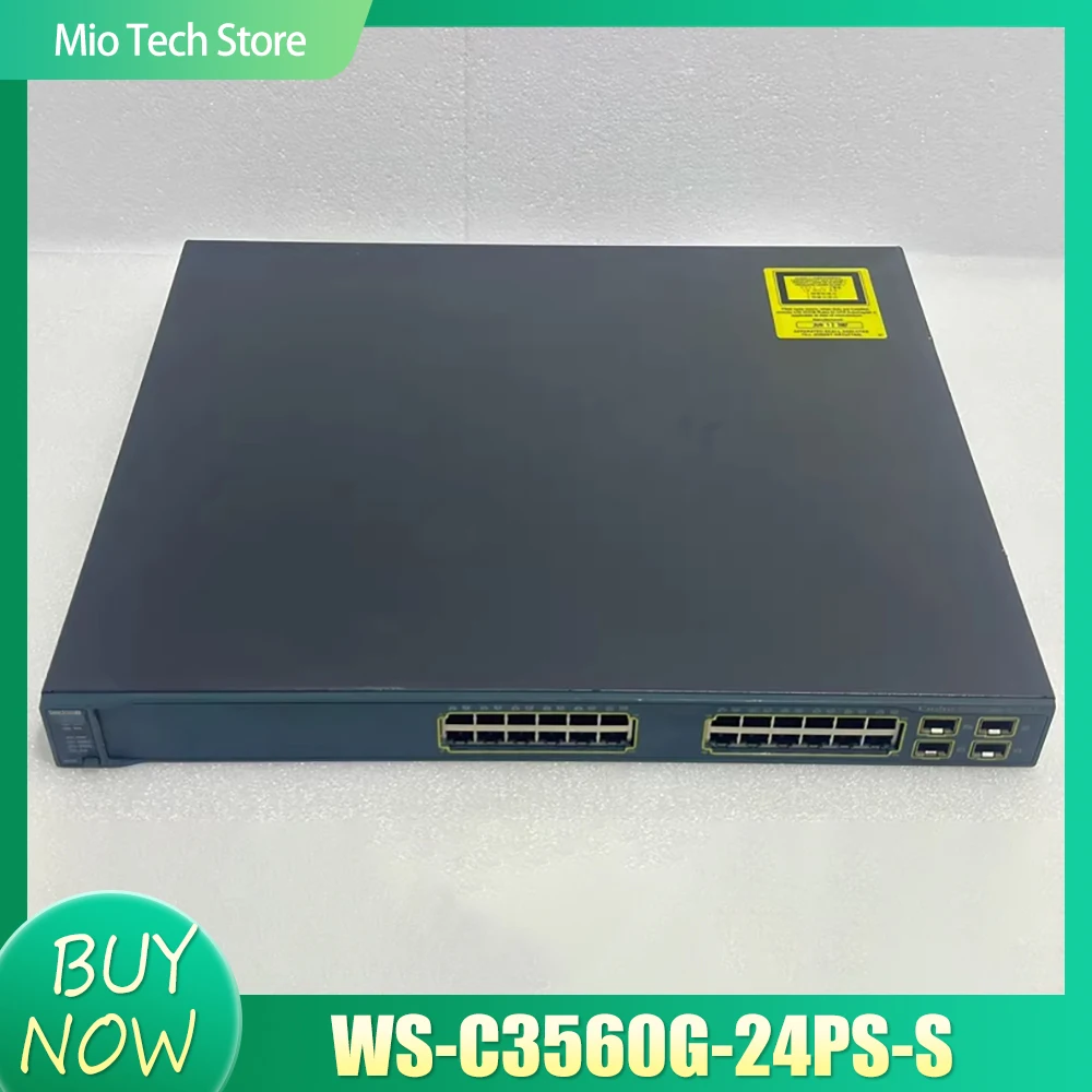 

WS-C2960S-48LPS-L WS-C3560G-24PS-S For CISCO 48/24 port Gigabit POE powered 4 SFP network management switches