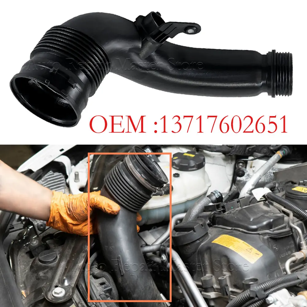 

Car Turbo Charged Air Intake Hose Pipe 13717602651 For BMW 1 2 3 4 Series F30 F20 F32 F22