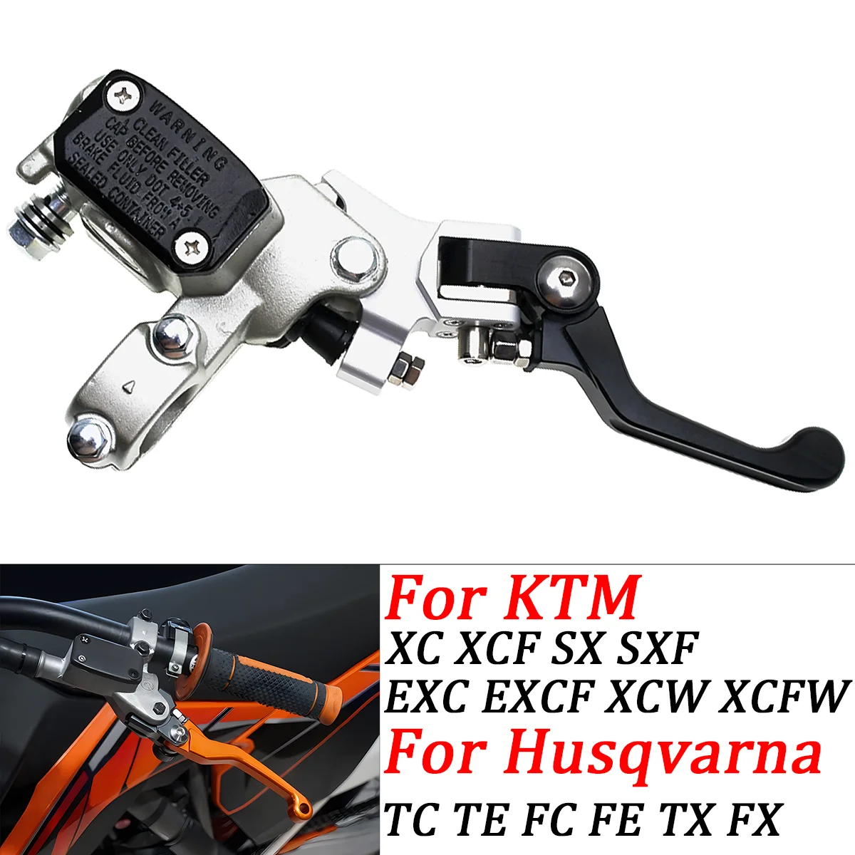 

Motorcycle Modification Brake Pump for KTM GAS GAS EX EC MC EXC XC XCF EXCF XCW SXF SX 125 250 300 350 400 450 500 Dirt Bike