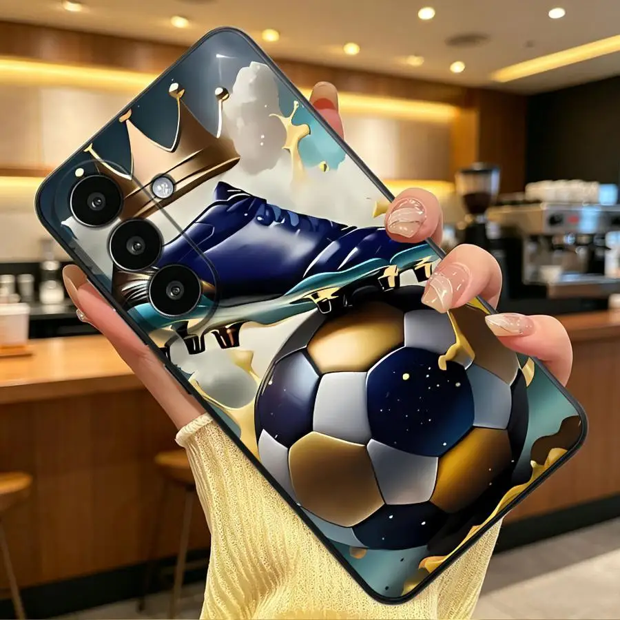 Case for Samsung Galaxy S26 Ultra S26+ S24+ S21 FE S20 S25 Plus S10 S9 S23 S25+ S24 Note 20 8 9 10 Phone Cover King Football