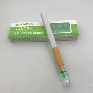 Healthy Disposable mini Cigarette Holder Reducing Tar Microfilter Tar Filtration Cigarette Mouth Filter Men Gift Smoking Tool