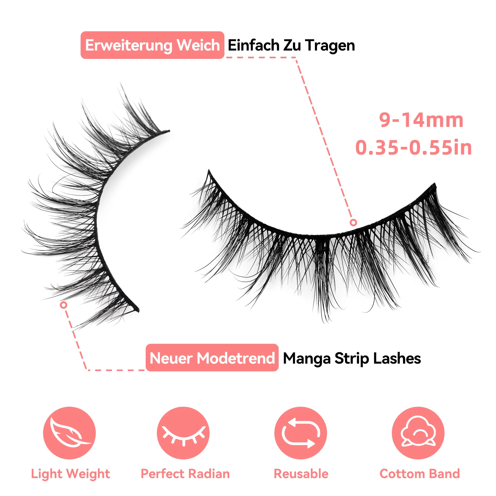 7/10 Pairs False Eyelashes Cat Eyes Super Fluffy False Mink Eyelashes Dramatic Long Thick Eyelashes Makeup Tools Eyelash Extensi