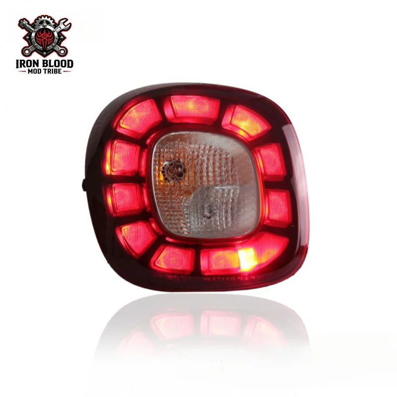 Suitable for 2015-2019 Mercedes-Benz Smart rear light assembly modification to high-end model jelly tail lights LED running ligh