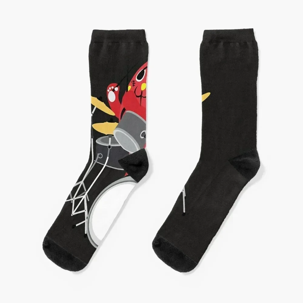 Nyango Star Mascot Drummer T Shirt-4500 Socks Sports Christmas winter Woman Socks Men's