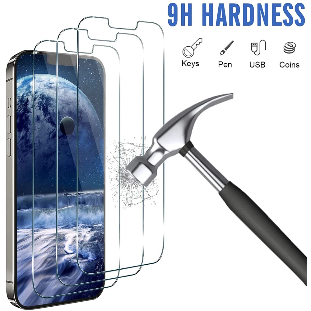 2/4Pcs HD High Auminum Tempered Glass For iPhone SE 2020 /SE 2022/ iPhone 6 7 8 6s Plus 16e/17e Screen Protector Film