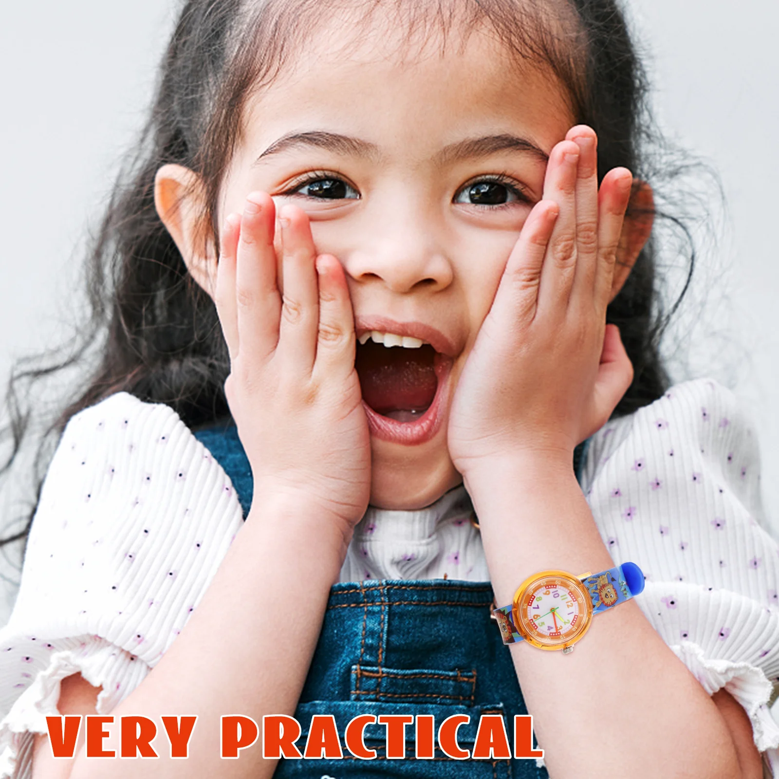 كارتون لساعة اليد كوارتز سيليكون لطيف تصميم جديد كاجوال ساعة كارتون ساعة كوارتز