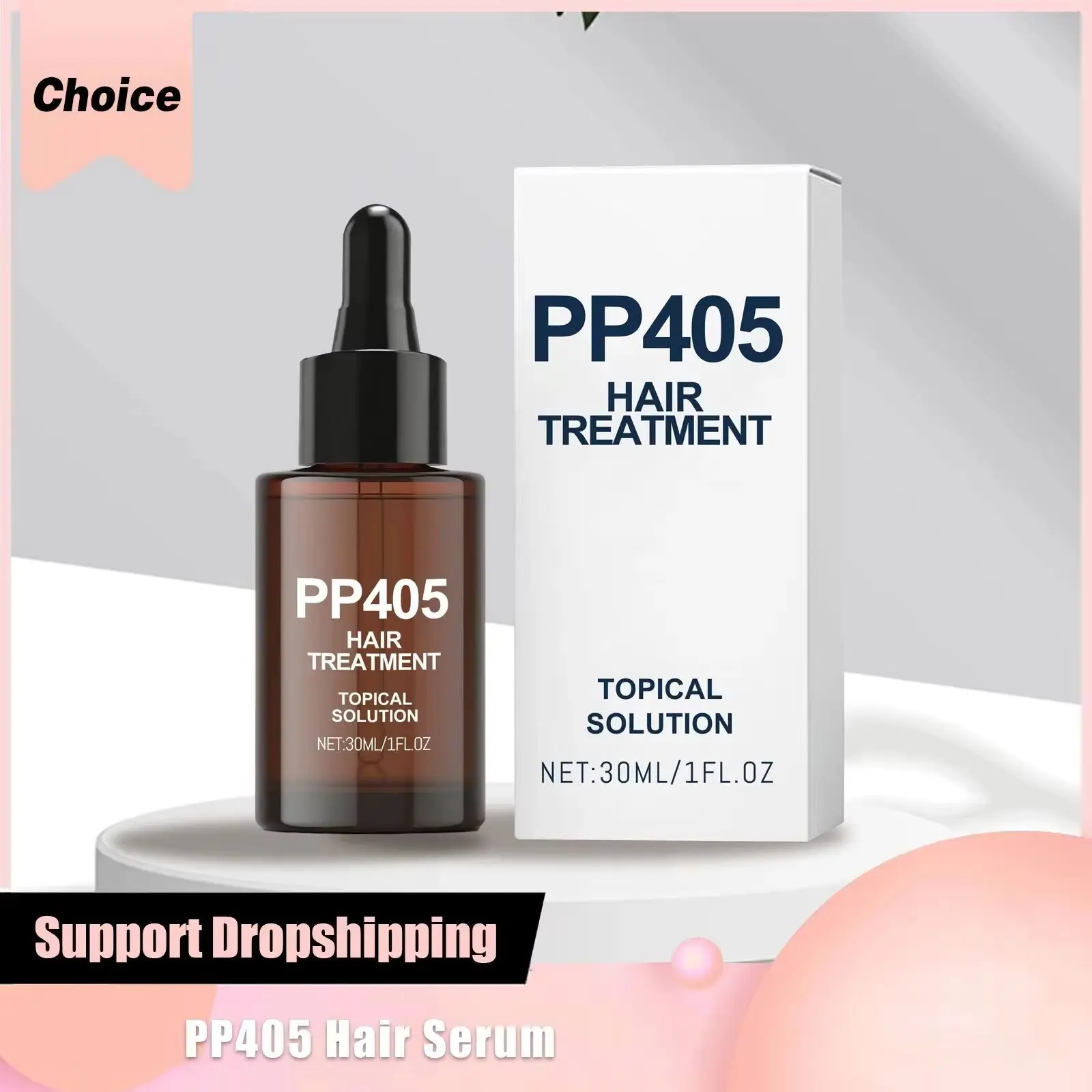 

PP405 Hair Treatment Oil Quickly Absorbed Scalp Smoothing Dry Damaged Nourishing Repair Restores Shine Frizz Strength Hair Serum