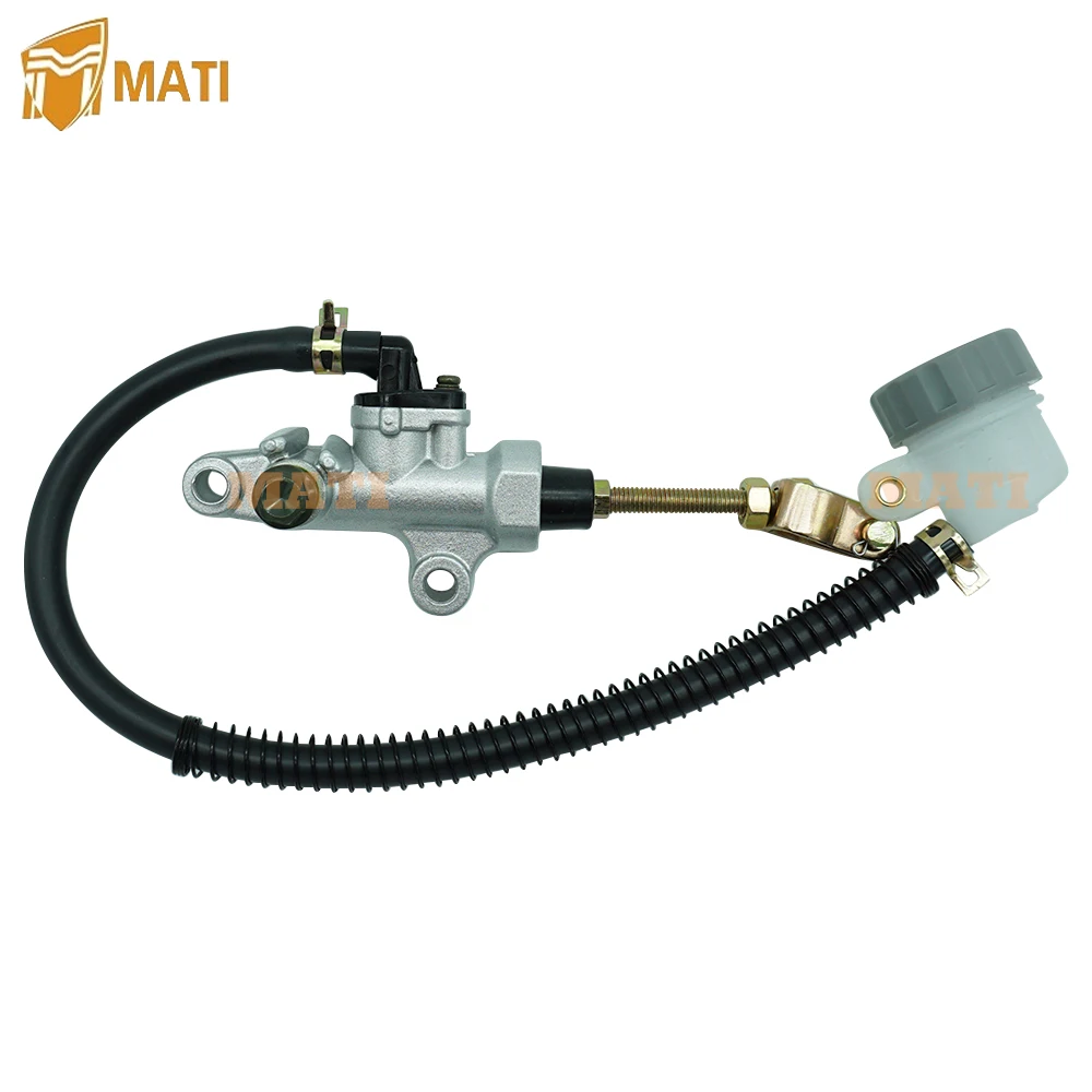 Mati Rear Foot Brake Master Cylinder Brake Pump for Yamaha Raptor 350 YFM350 YFM350 2004-2013 Replacement 5YT-2583V-00-00