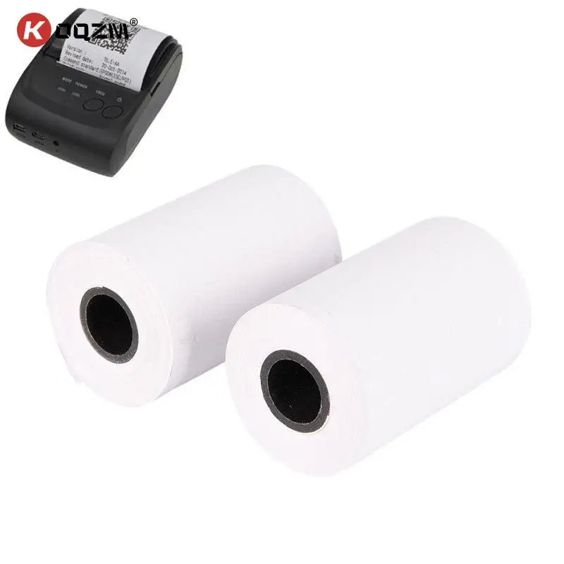 

1pcs Thermal Paper Receipt Printer Paper POS Printer 57mm Paper 57*40mm For Mobile POS Mobile Printer Paper Code Sticker