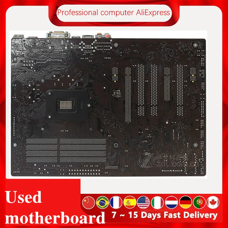 Imagem -04 - Placa-mãe de Mesa Placa-mãe Original Usada Z87 Z87m Lga 1150 Core i7 i5 i3 Ddr3 Sata3 Usb 3.0 Asus-z87-c