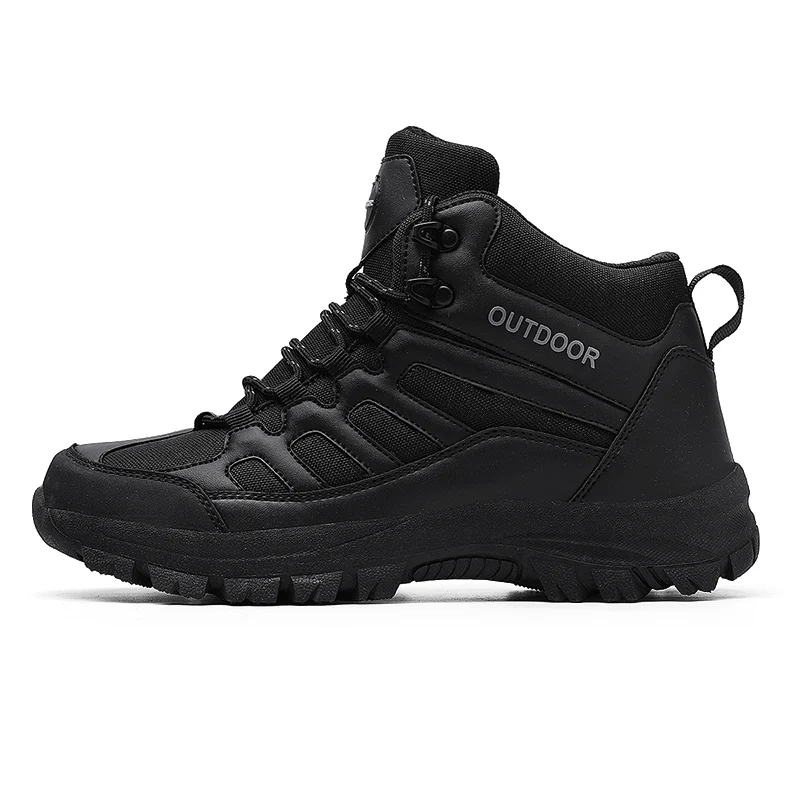 

High Quality Men Tactical Boots Army Shoes Outdoor Work Women Male Military Waterproof Unisex Training Lace UpRapid Response