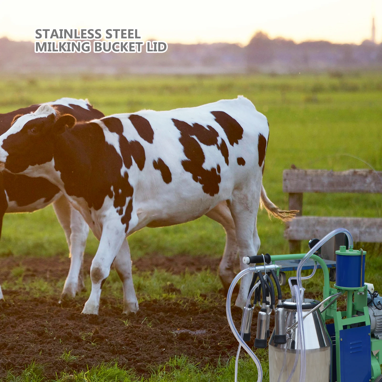 

Milk Bucket Lid 3 Ports Stainless Steel Replacement for Milking Machines Accessories Reusable Metal Cap Daily Use Pet Supplies