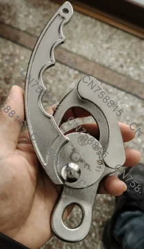 for Rock Climbing Rappelling Arborist Work Professional Protection 1 pcs，Compact Lightweight Aluminum Rescue Descender