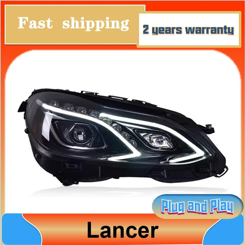 

Car Styling for Mercedes W212 Headlamp 2010-2016 E200 Head Light Benz E260 DRL Turn Signal Low High Beam Projector Lens