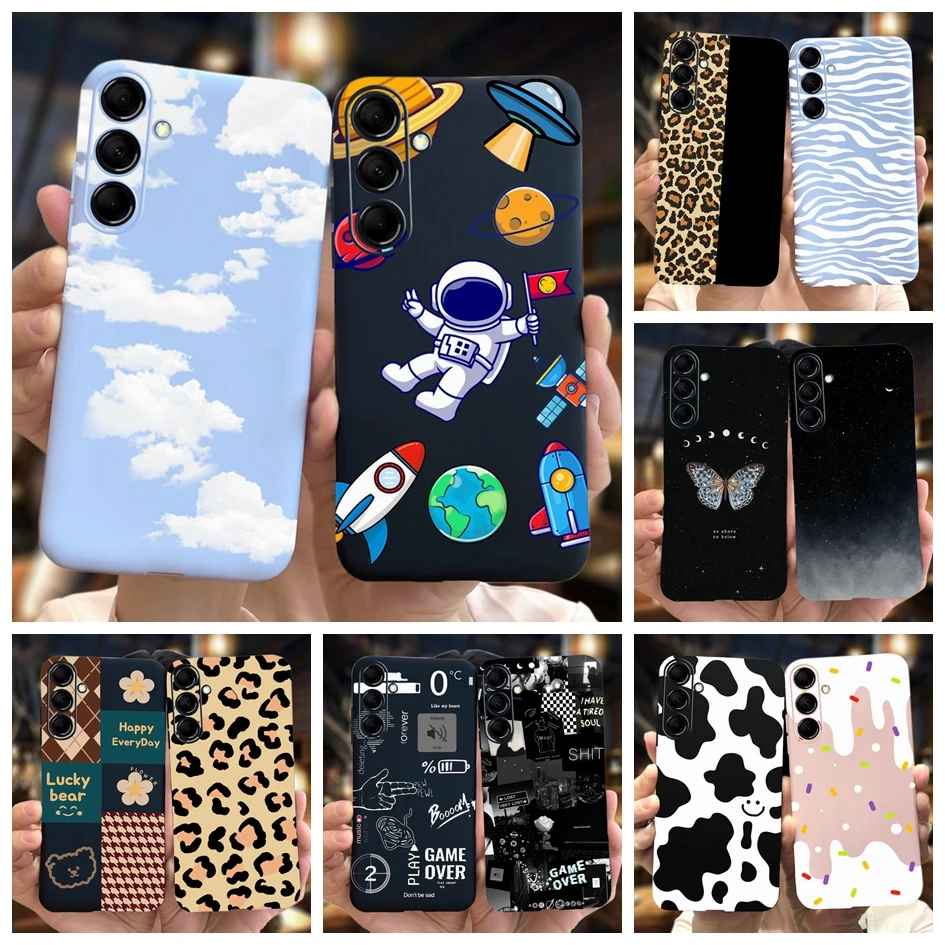 For Samsung Galaxy A14 4G Case 2023 New Stylish Cloud Astronaut Cartoon Cover For Samsung A14 M14 5G SM-M146B SM-A146B Soft Case