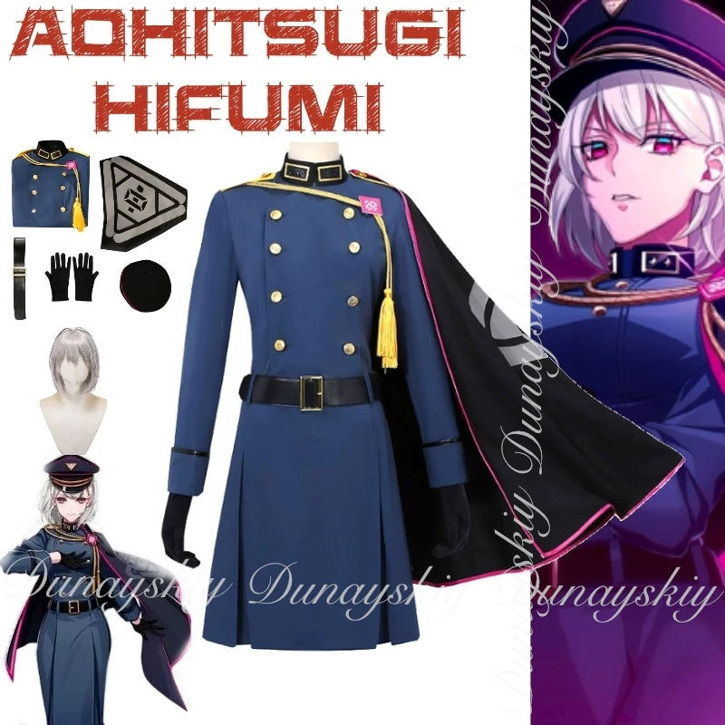 Hypnosis Microphone Aohitsugi Hifumi One Character The Party of Words And The Deputy Director Cosplay Costume Anime Full Of Suit
