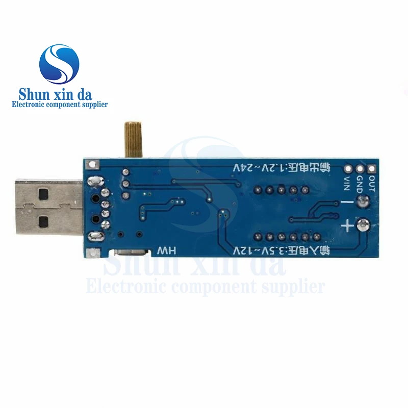 DC-DC USB boost power regulator module 5V to 3.3V 9V 12V 24V desktop power module