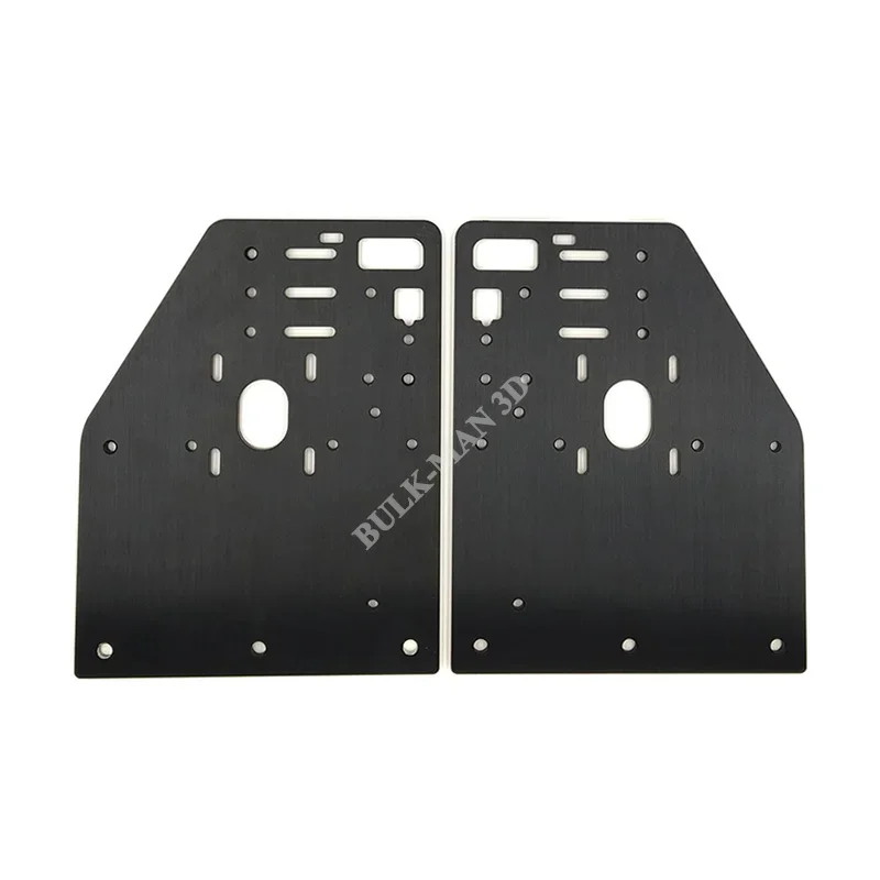 OX CNC Machining Plate 6063-T5 Aluminum Plate Thickness 6mm black anodized cnc laser cutting plate for OX CNC Router Machine Kit