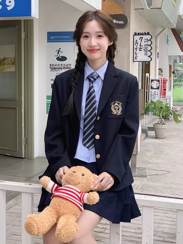 

Tokyo Seasonal Record JK Sle Casual Spring New Women's Small Size School Sle Slim Fit Suit Jaet Breathable Polyester