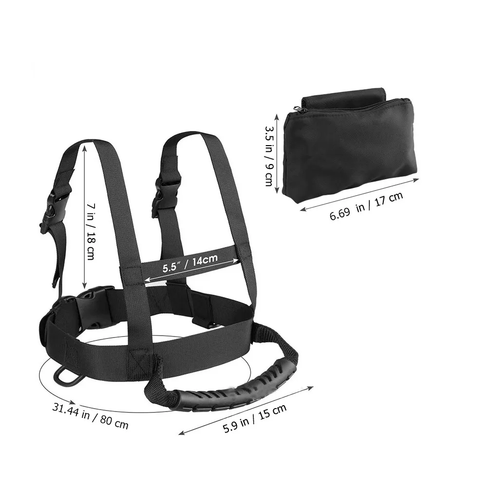 Ski For Balance Training Winter Skiing Traction Strap Premium Nylon Adjustable Harness