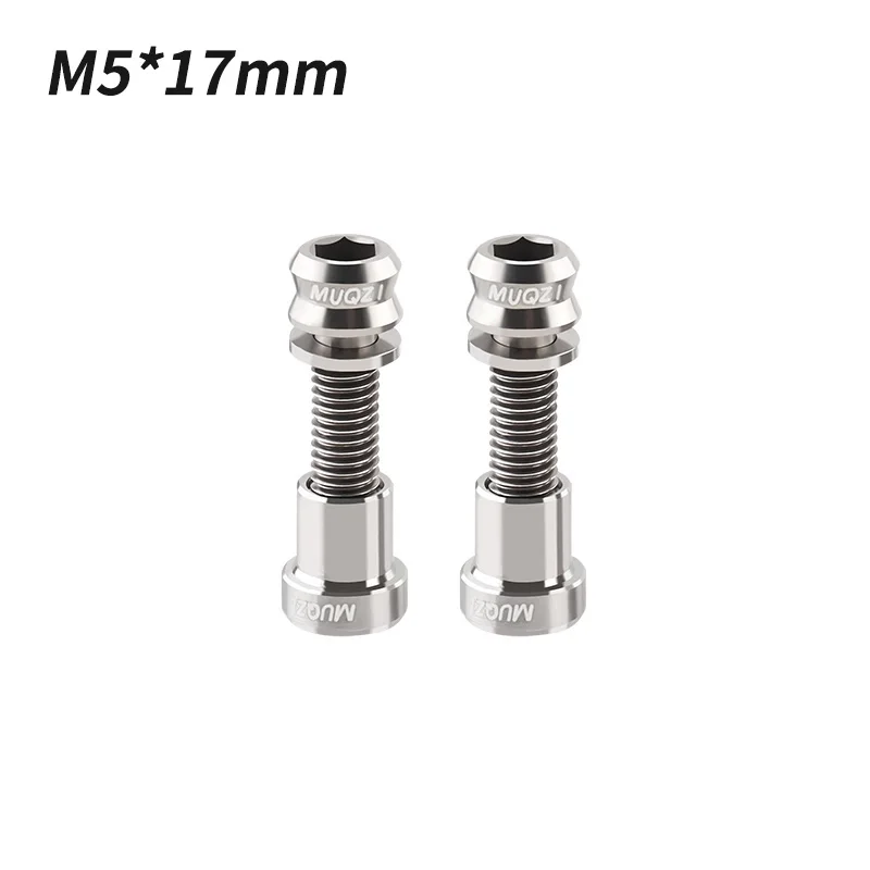 Muqzi Titanium Schroef M 5X17 19Mm Stuurbout Racefiets Stuurstuurpen Bout