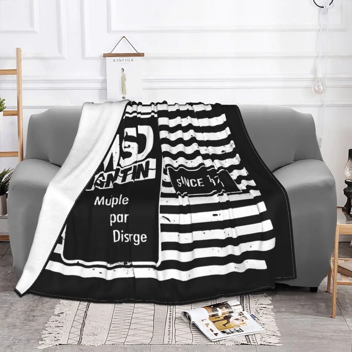 Popular Msd Ignition Funny Cotton Vintage Gift For Men Cool Womens Pure Casual Interested Throw Blanket