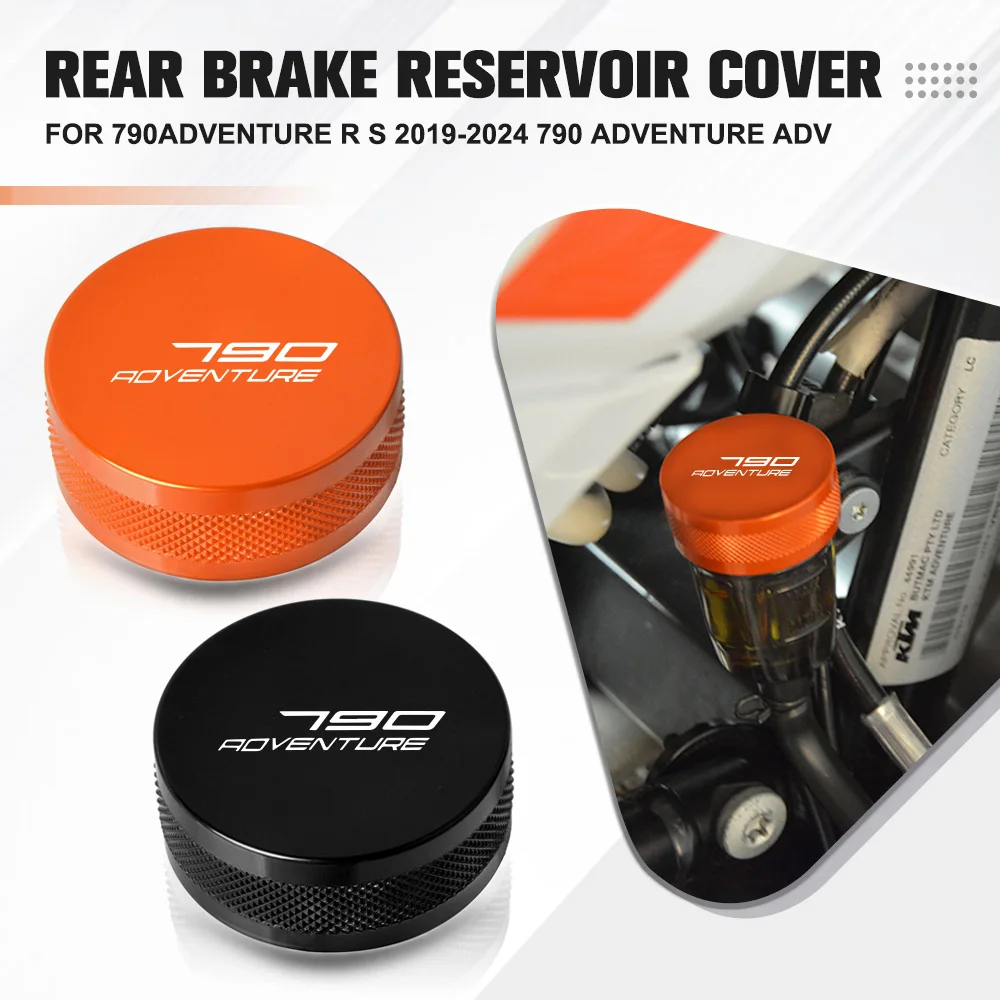 

Motorcycle Accessories Front Rear Brake Clutch Fluid Reservoir Cover Caps FOR KTM 790ADVENTURE R S 2019-2024 790 ADVENTURE ADV