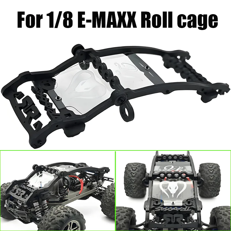 Nylon Simulation Roll Cage for 1/8 TRAXXAS E-MAXX RC Monster Truck Car