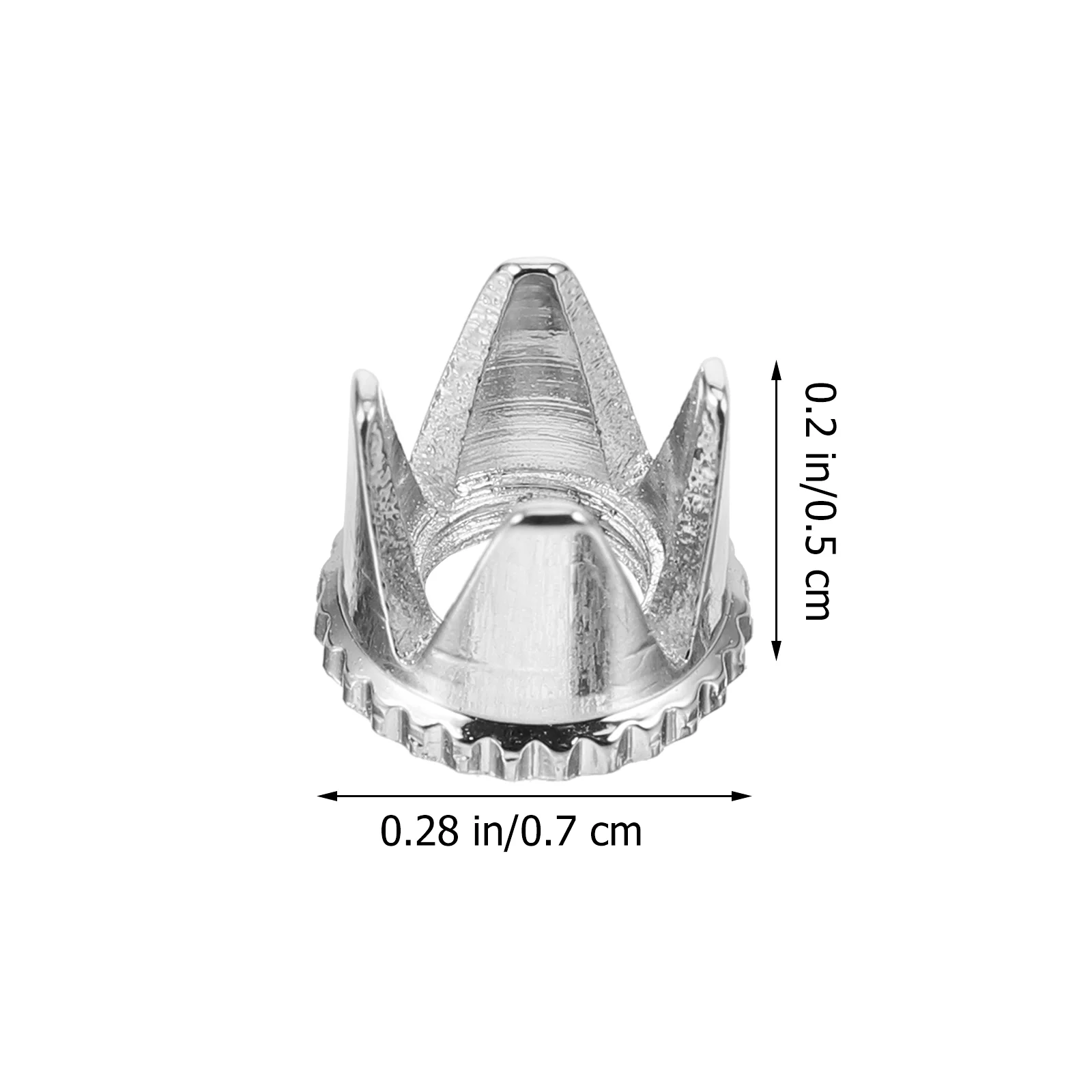 Airbrush Cap Naald voor Spray Paint Caps Zilver RVS Vervanging